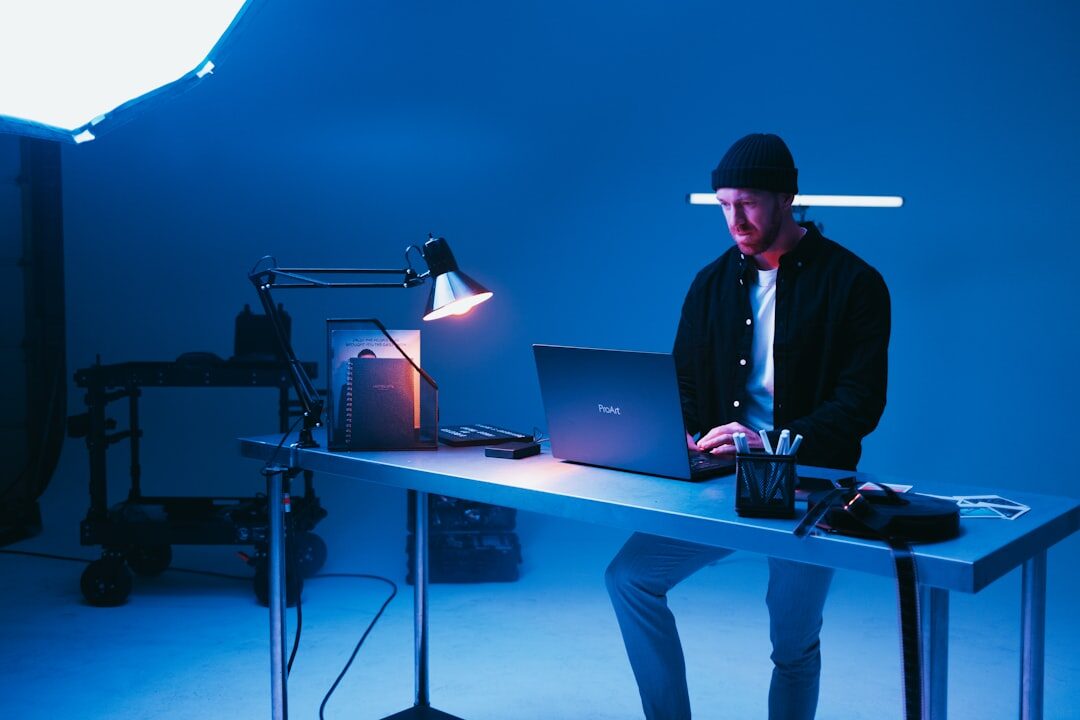 Creative team reviewing footage together in a bright editing studio