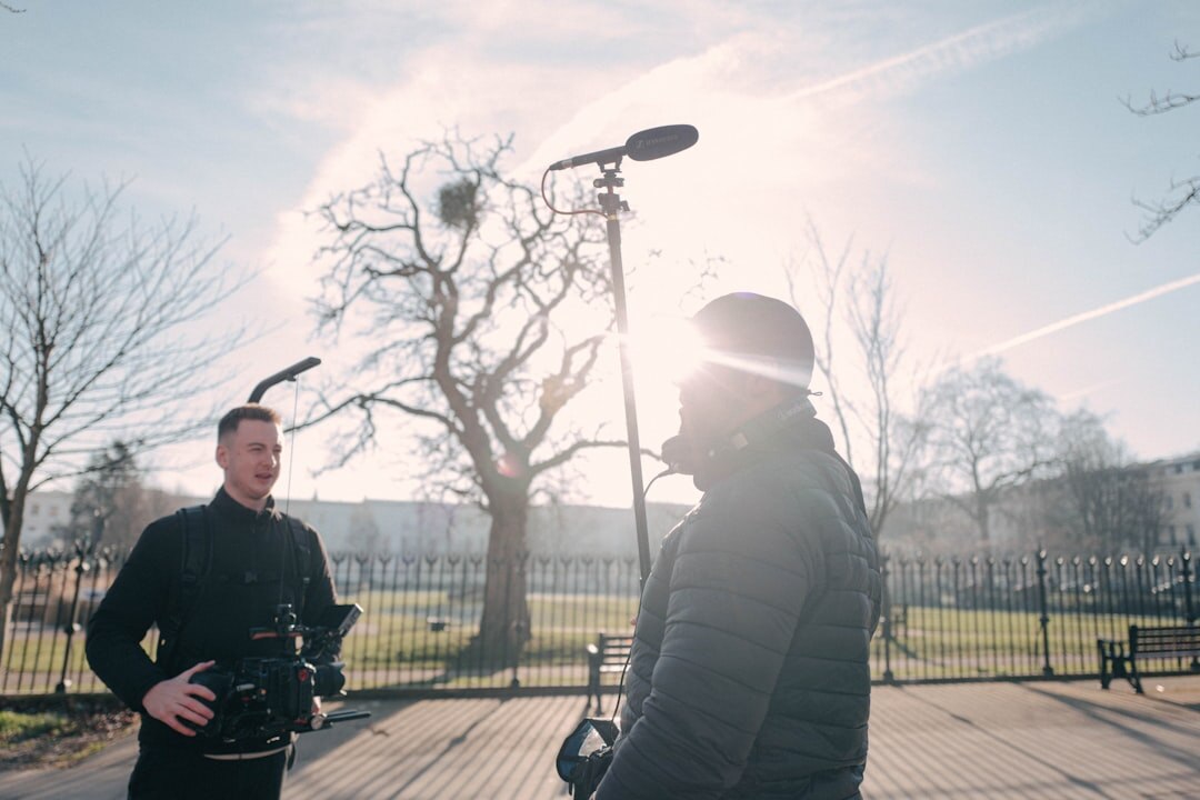 filmmaker directing scene