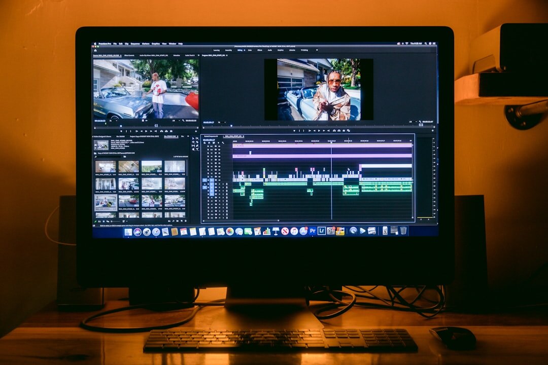 cinematic color grading monitor